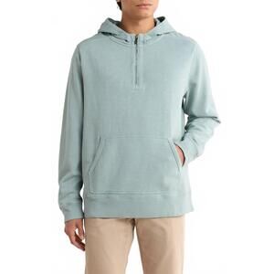 NEW TOMMY BAHAMA cirrus breeze half zip hoodie in dark alpine